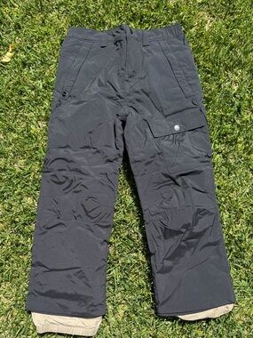 SESSIONS Black Kids Snow Cargo Joggers